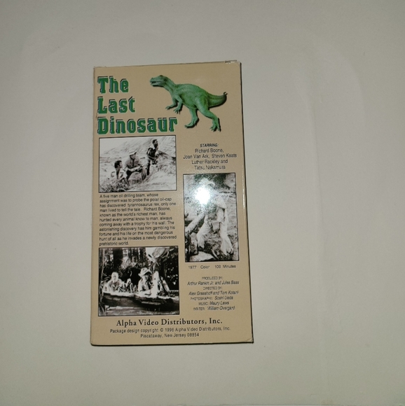 💥5 for 25💥 The Last Dinosaur Movie VHS Directed by Alexander Grasshof - Picture 4 of 6